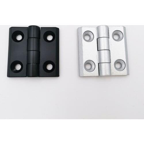 10pcs 3030 Aluminum Profile Industry Cabinet European Standard Metal Silver White Black Zinc Alloy Hinge