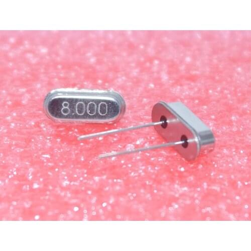 100 PCS/LOT 8 m 8 MHz HC - 49 s 49 s passive crystals into the 8.000 MHz crystal 2PIN 8.000MHZ 8MHZ