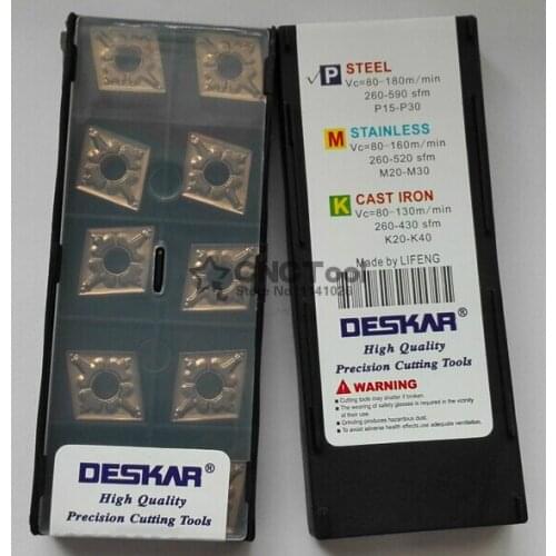 Free shipping 10PCS CNMG120408 TM Turning carbide inserts for turning tool holder MCLNR/MCRNR/MCKNR