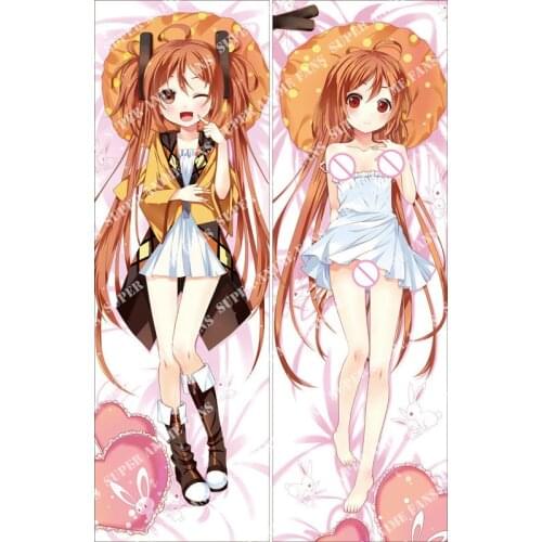 Japanese Anime aihara-enju Hugging Pillow Cover Case Pillowcases Decorative Pillows 2way 50X160CM Sexy Girl