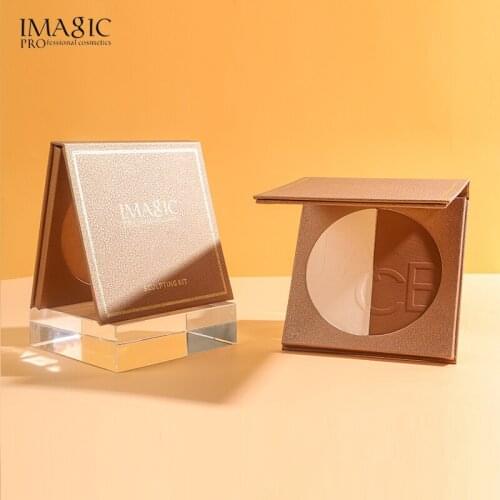Two-color Contouring Powder Three-dimensional Shadow Powder Lying Silkworm Eye Shadow Nose Shadow Trimming Plate TSLM1