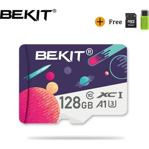Bekit Micro SD card 16gb 32gb 64gb 128gb 256gb Class10 TF card A1 UHS-3 80Mb/s microsd memory card for samrtphone and table pc