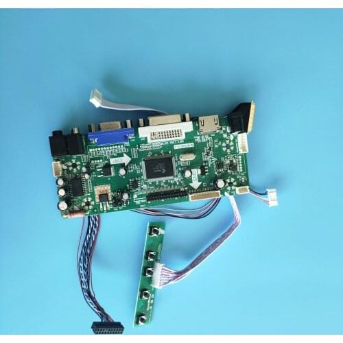 Kit for LP156WH2(TL)(H2)/(TL)(QA) LED LCD HDMI-compatible DVI VGA LVDS Controller driver board DIY 1366X768 15.6" cable screen