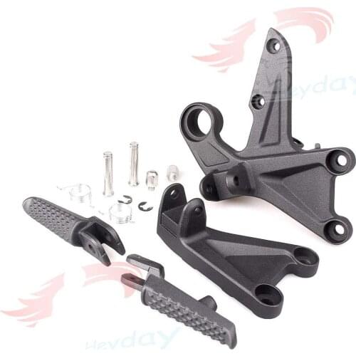 Motorcycle Black front Passenger Foot Pegs Bracket Footrest For Honda CBR1000RR CBR 1000RR 2008 2009 2010 2011 08-11