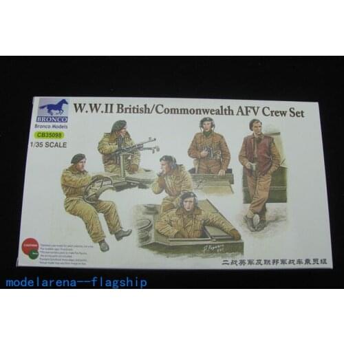 BRONCO CB35098 1/35 WWII British/Commonwealth AFV Crew Set