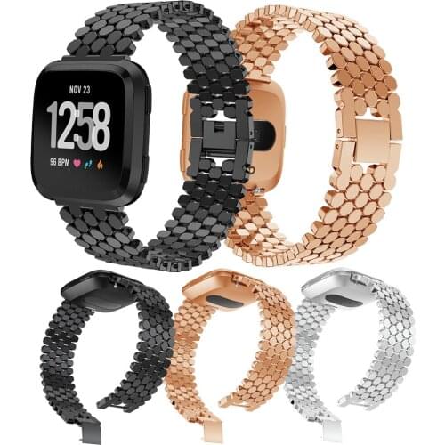 For Fitbit Versa new fashion watch strap replacement wristband for Fitbit Versa bracelet watchband aluminum bracelet accessories