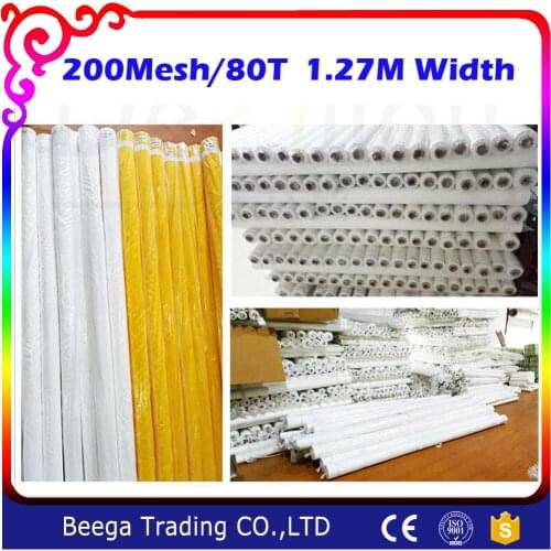 DPP 200 Mesh Count(80T) Fabric White Color Silk Grid Material