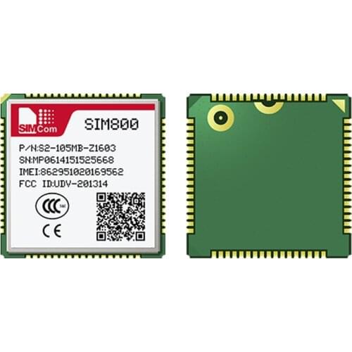 SIMCOM SIM800 Quad-band 850/900/1800/1900MHz complete Quad-band GSM/GPRS solution SMT type Voice SMS and data