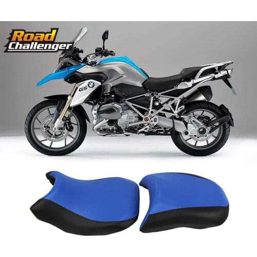 Blue Motorcycle Accessories Seat Cover Front Rear Driver Solo Seat Cushion For 2013 2014 2015 2016 2017 R1200GS R1250GS