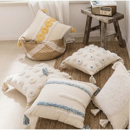 Nordic Bohemia Moroccan Chair Cushions Car Sofa Cushion Pillow Covers Decorative Cushions 45x45 Home Decoration