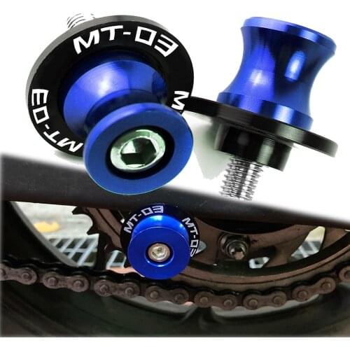 6/8/10MM Motorcycle Swingarm Sliders Screw Swing Slider Stand Screws For YAMAHA MT03 MT-03 MT 03 2005-2018 2017 2016 All Years