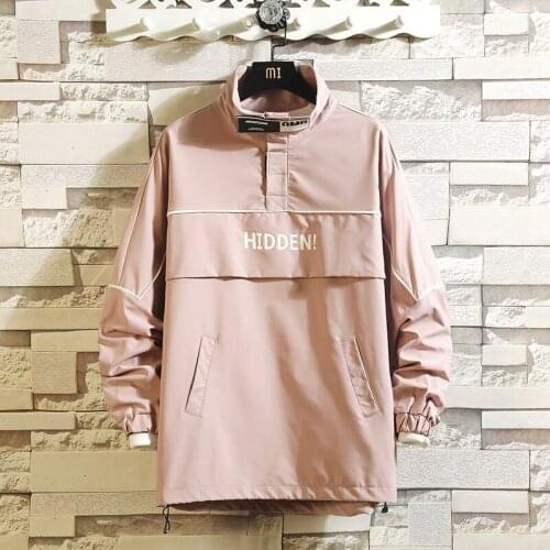 VERSMA Japanese Harajuku Trendy Pink Bomber Jacket Retro Windbreaker Black Hip Hop Streetwear Oversized Cargo Coats Dropshipping