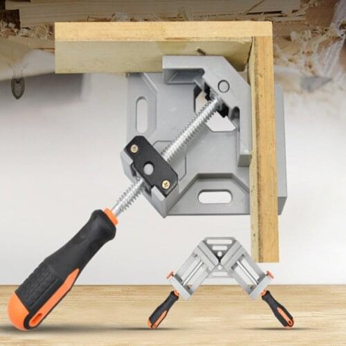 90 Degree Corner Clamp Right Angle Fixing Clip Single Hanle Double Handle Clamps For Woodworking Frame Clamping Tools