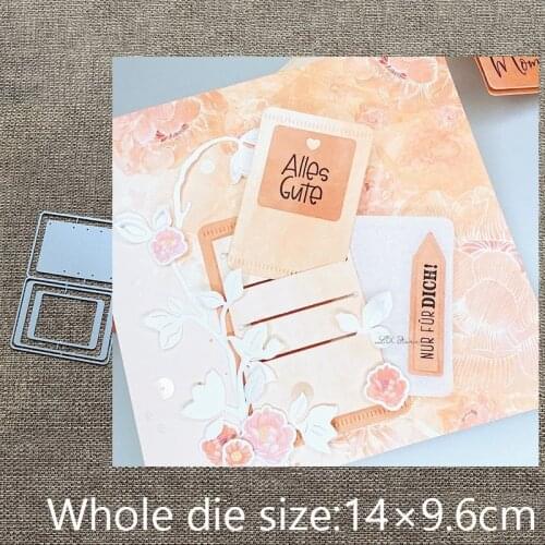 XLDesign Craft Metal Cutting Dies stencil mold album pages decoration scrapbook Album Paper Card Craft Embossing die cuts