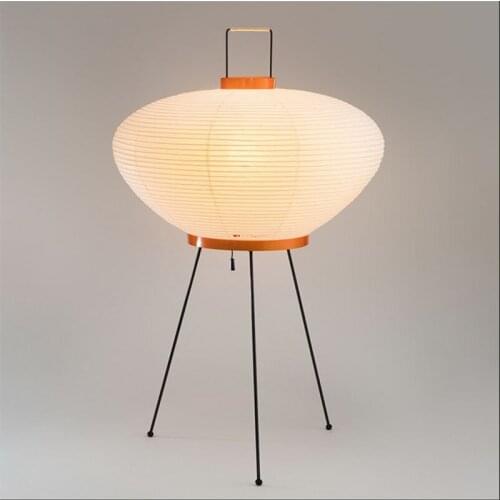 Japanese simple paper desktop decorative table lamp villa model studio art table lamp