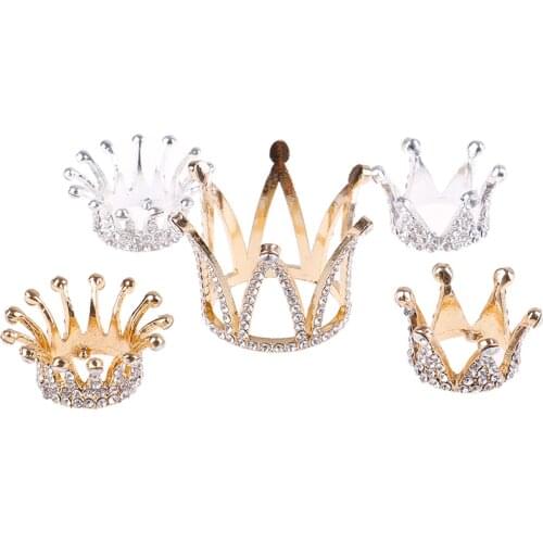 1 Pcs Crown Design Metal Nails Stand Holders Salon Brush Rack Carving Carrier Storage Nail Brush Holder For Nail Art Accessory