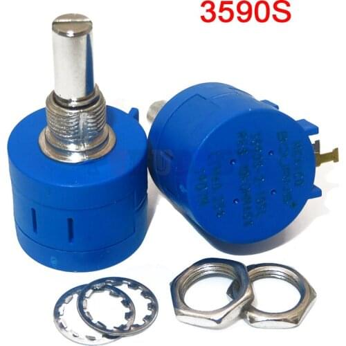 1PCS 3590S Series Resistance 1K 2K 5K 10K 20K 50K 100K Ohm Potentiometer Adjustable Resistor 3590 102 202 502 103 3590S-2