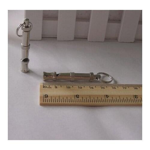 200 pieces High Quality Stainless steel Dog Puppy Whistle Ultrasonic Adjustable Sound Key Training for Dog Pet