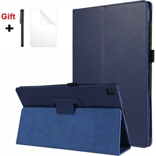 2020 Case For Samsung Galaxy Tab S6 Lite 10.4 SM-P610/P615 Tablet cover Stand Case Leather Smart cover +film Pen