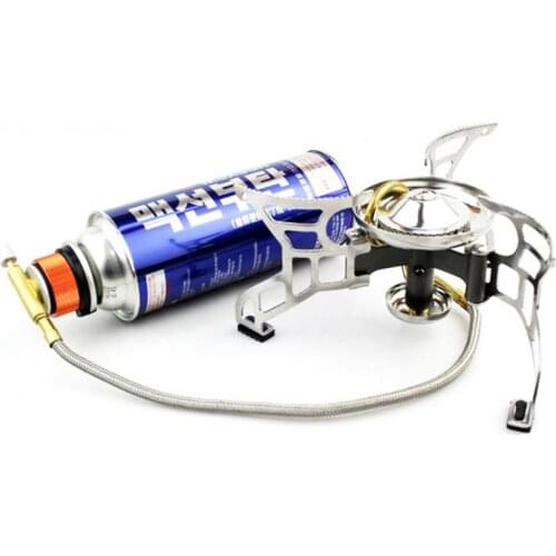 3cm Outdoor Picnic Gas Stove Split Type Furnace Adapter Auto-off Gas Long Tank Converter Connector Camping Equipment