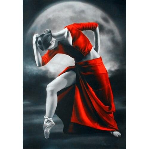 5D DIY Diamond Painting Sexy Woman Dancers Embroidery Diamond Painting Cross Stitch Rhinestone Mosaic Painting Home decor