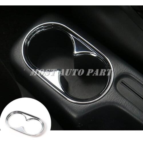ABS Interior Console Water Cup Holder Trim Cover 1pcs For Suzuki Jimny 2007-2017 Silver/Red Car accesories interior Car Trim