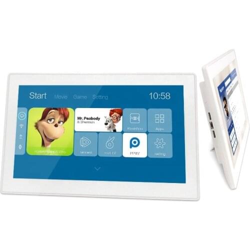Cheap industrial capacitive touch tablet pc android 15.6" touch media player wall mount all in one computer with DC power