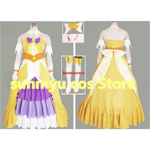 Go!Princess PreCure Pretty Cure Cure Twinkle Dress Cosplay Costume,Custom Size Halloween
