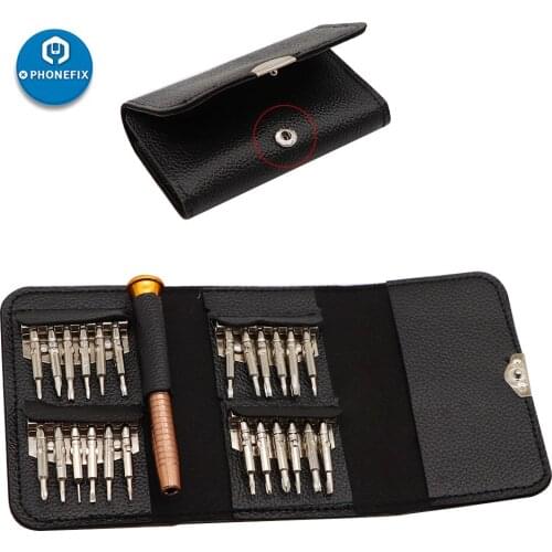 25 in 1 Precision Screwdriver Set Repair Tool Kit for Mobile Phones Laptop PC Phillips Torx Pentalobe Y 2.0 Screwdriver Bits Set
