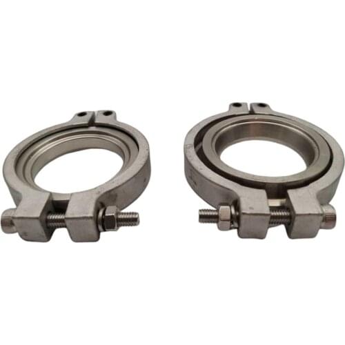 304 Stainless Steel V Band Flang Clamp Set For Tial External Wastegate 44mm