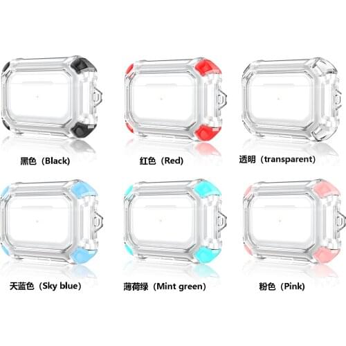 2021 New Drop-Proof Transparent Case For AirPods Pro Wireless Bluetooth Protective Case for Apple AirPods Pro 3