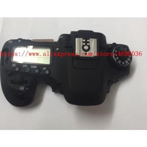 95%New top cover For Canon 80D Top Cover Assembly With Top LCD screen Flash Replacement Repair Part