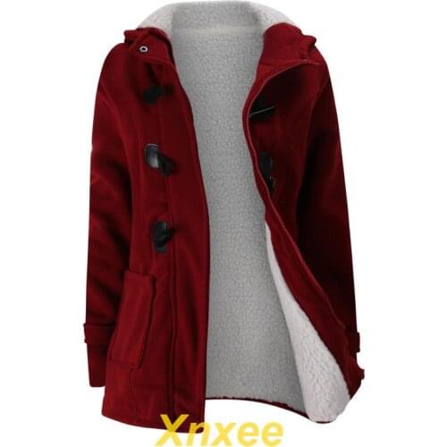 Hooded Winter Parka Women Thick Girl Oversized Snow Coat Cotton Jacket Long Overcoat Streetwear Female Solid Ladies Tops Xnxee