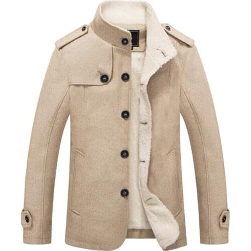 QSuper Spring Autumn Men Jacket Thick Zipper Casual Slim Mens Coat Solid Color Male Brand Clothing Jackets