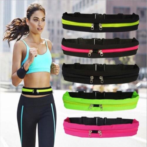 Universal Sport Waist Bag Zipper Arm Band Waterproof GYM Running Waist Belt Pack Phone Case Holder For Mobile Phone Armband