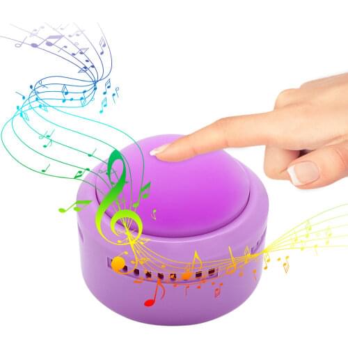 Sound Button Music Sound Buzzer with Light Recordable Talking Button Learning Resources Parent-child Interactive Toy Party Gifts