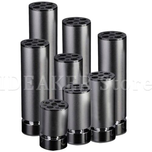 1/4Pcs Multi-size Adjustable Metal Furniture Legs Replacement For Cabinet Coffee Table TV stands Sofa Legs rubber feet pads