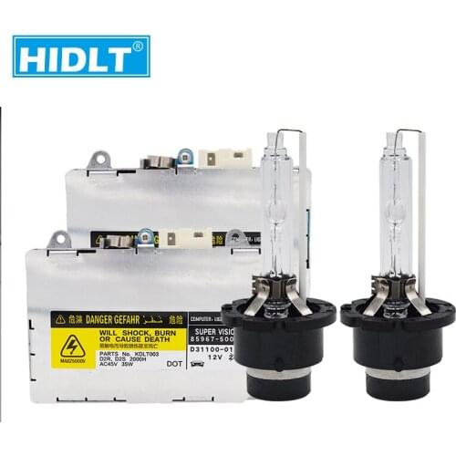 2021 HIDLT 35W 55W D4S D4R 4300K 5000K 6000K 8000K Car Light Xenon Bulb 85967-50020 HID Ballast D2S D2R HID Xenon Headlight Kit
