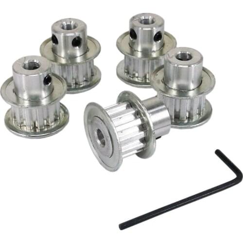 5pcs/lot XL10 Timing Pulley 10 teeth synchronization Alumium Bore 6mm L037 L039 width BELT for stepper motor Free shipping $12