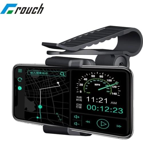 Universal Car Sun Visor Phone Mount Holder Stand For Samsung For iPhone Mobile Phone GPS PDA MP4 Camera Digital DVR 360 Rotating