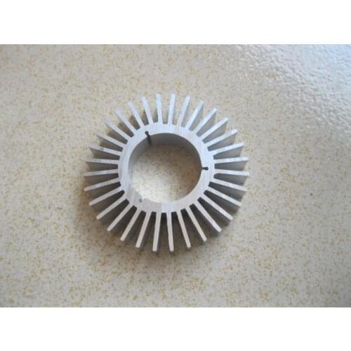 Fast Free Ship Diameter 60mm,Hollow 27mm,High 50mm LED Radiator 3~7W Aluminum Radiator Sunflower Aluminum Radiator