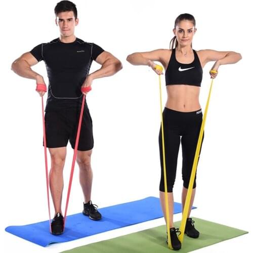 Body Stretching Yoga Fitness Exercise Strength Training Latex Resistance Band fitness resistance bands banda elasticas fitness