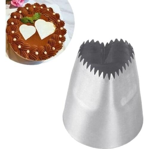 Stainless Steel Heart-shaped Cake Icing Piping Decorator Dessert Mold Shaping Baking Pastry Tools