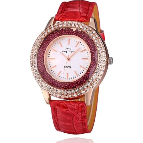 Fashion Elegant Women Quartz Watches Luxury Genuine Leather Belt Womens Wristwatch Clock Ladies Wrist Watch relojes para mujer