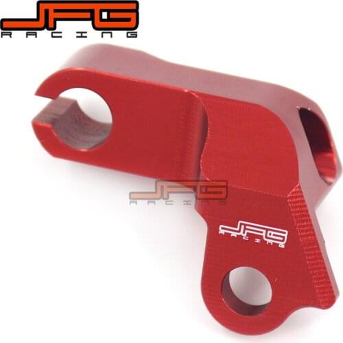 Motorcycle CNC Red Engine Clutch Cable Line Clamp Bracket For HONDA CRF450R 2009-2014 2009 2010 2011 2012 2013 2014 Dirt Bike