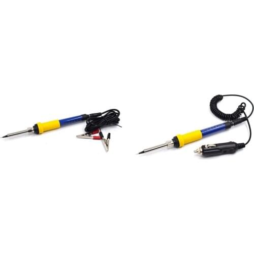 DC 12V Portable Soldering Iron Low-Voltage Car Battery 60W Welding Rework Repair Tools