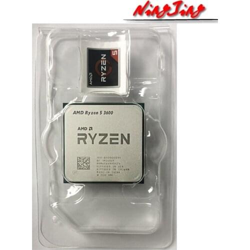 AMD Ryzen 5 3600 R5 3600 3.6 GHz Six-Core Twelve-Thread CPU Processor 7NM 65W L3=32M 100-000000031 Socket AM4 new but no fan