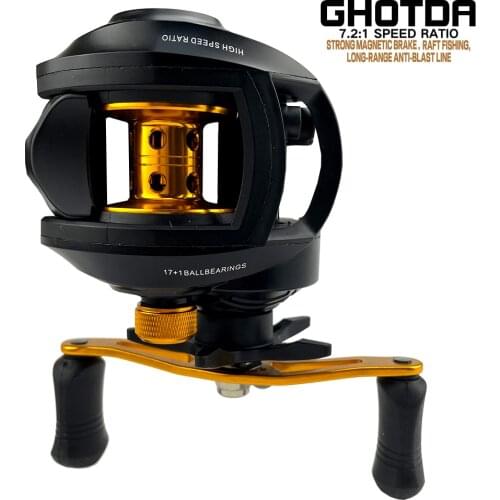 17+1BB Baitcasting Fishing Reel Casting Anti-corrosio Reels Saltwater Freshwater Fishing Coil Wheels De Pesce