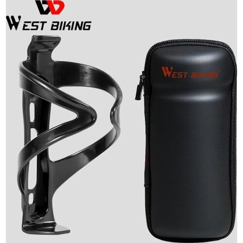 WEST BIKING MTB Road Bike Water Bottle Rack Repair Kit Storage Case PVC Waterproof Bicycle Organizer Bag Outdoor Equipment