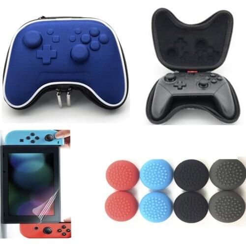 Eva Airform Hard Shell Pouch Case Sleeve Protective Game Carrying Storage Travel bag for Nintend Switch NS Pro Controller + Film